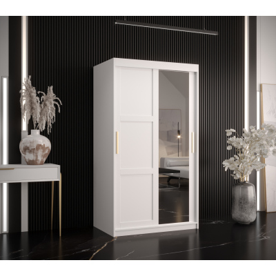 Šatní skříň RAISA 2 - šířka 100 cm, bílá