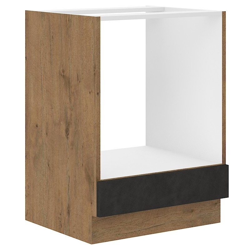 Sporáková skříňka VANYA - šířka 60 cm, matera / dub lancelot