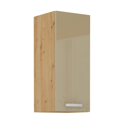 Horní kuchyňská skříňka ADARA - šířka 30 cm, cappucino / dub artisan