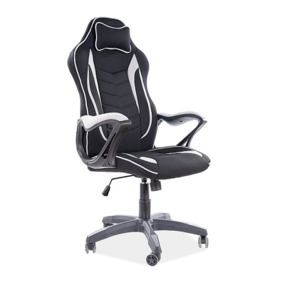 Kancelářská židle FRIDOLINA - černá / šedá