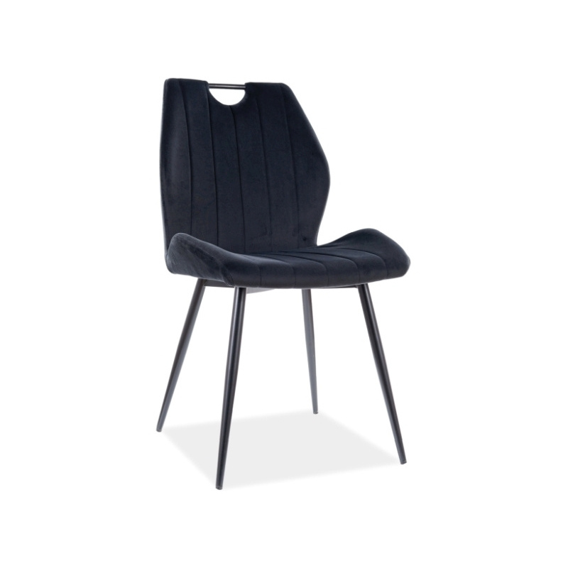 Čalouněná židle ANIKA - černá