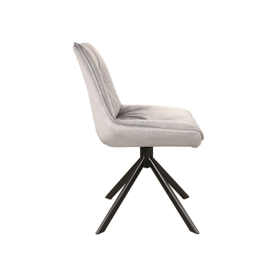 Otočná židle JADRANA 1 - šedá / černá
