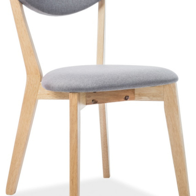 Jídelní židle PAVOL - dub / šedá