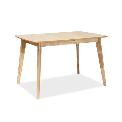 Rozkládací jídelní stůl PAVOL - 120x80 cm, dub