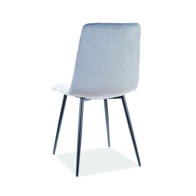 Čalouněná jídelní židle TEONA - modrá / černá