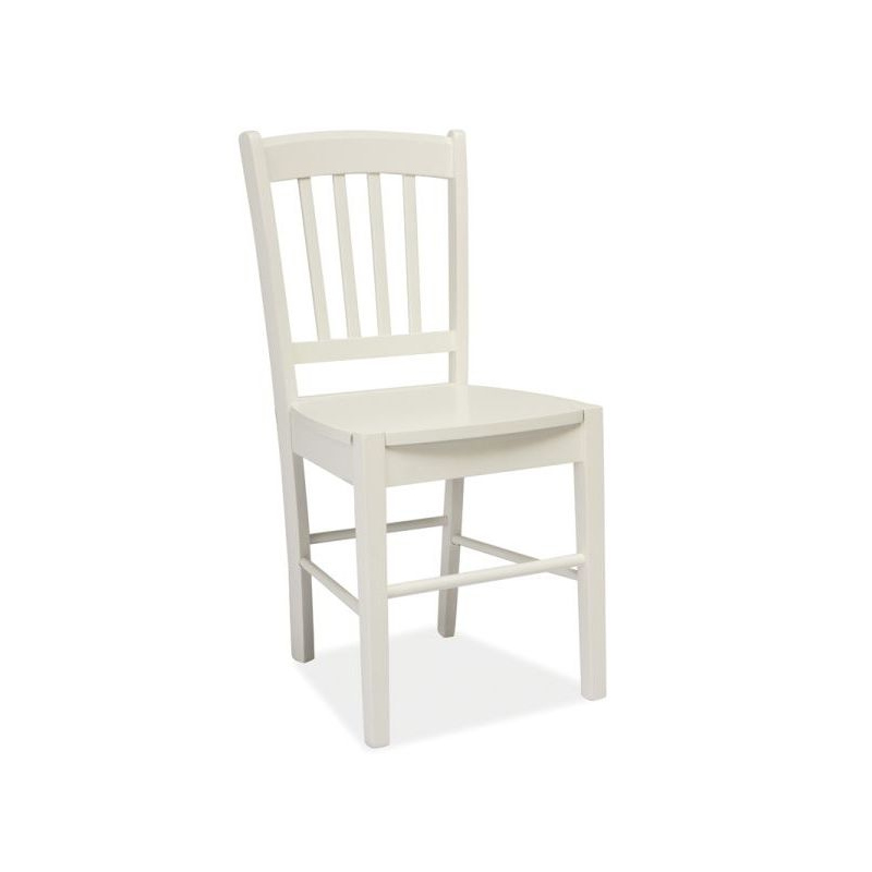 Dřevěná židle MARGA - bílá