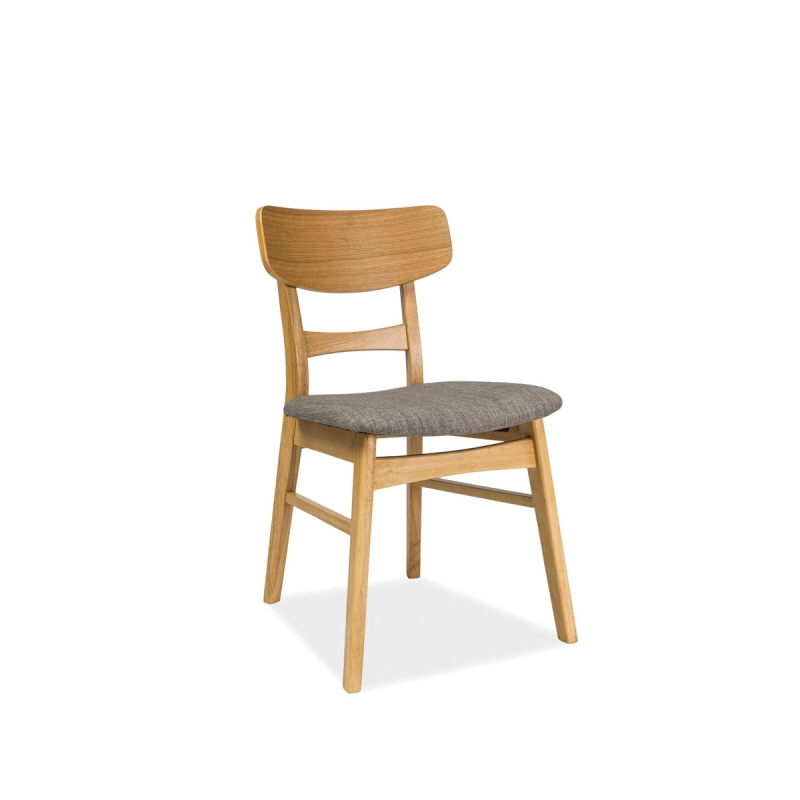 Jídelní židle RAJNA - dub / šedá