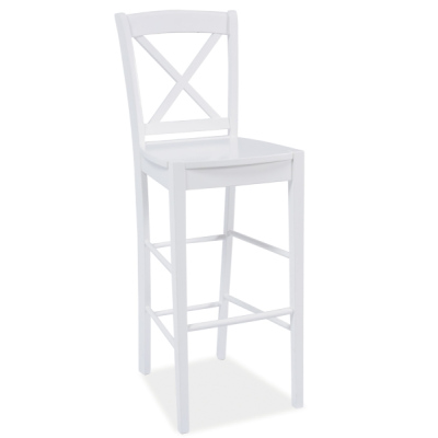 Barová židle LOLITA - bílá