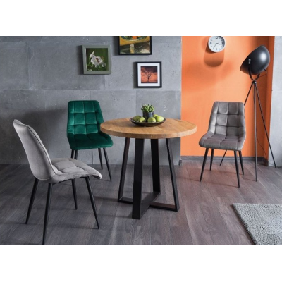 Jídelní židle LYA 1 - šedá / černá
