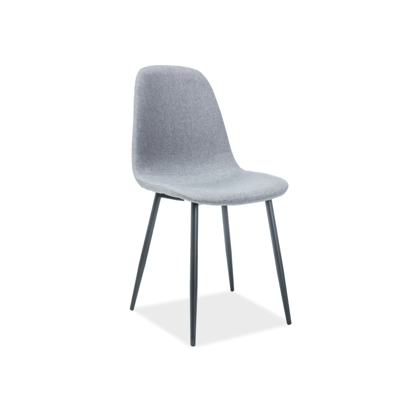 Čalouněná jídelní židle FRESIA - černá / šedá