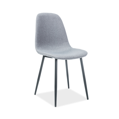 Čalouněná jídelní židle FRESIA - černá / šedá