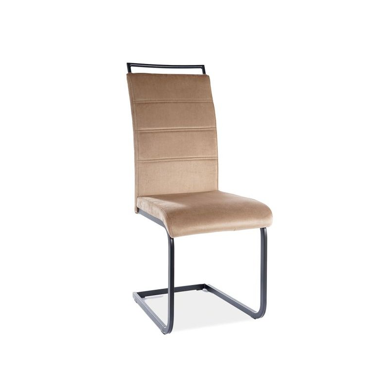 Čalouněná jídelní židle TALITA 3 - černá / béžová