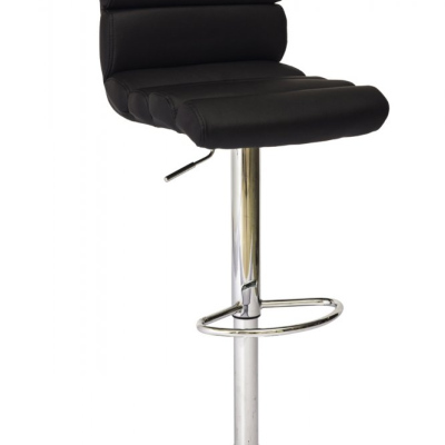Čalouněná barová židle KRISTA - černá