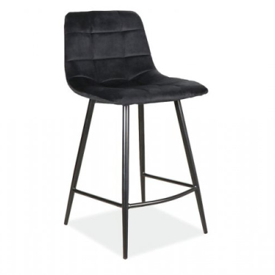 Barová židle LUMI - černá