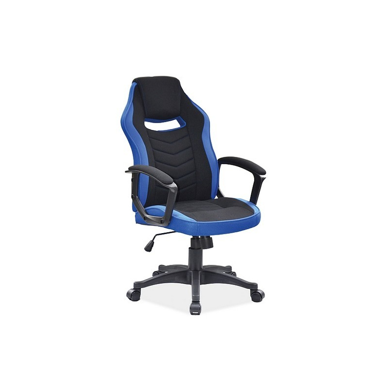 Kancelářská židle ELIDA - černá / modrá