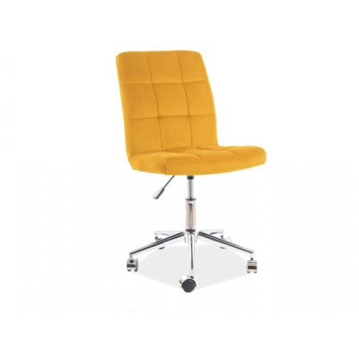 Otočná židle SKARLET - žlutá