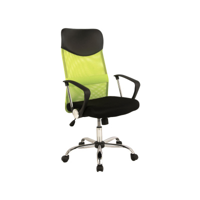 Otočná židle ESMERA 1 - zelená / černá