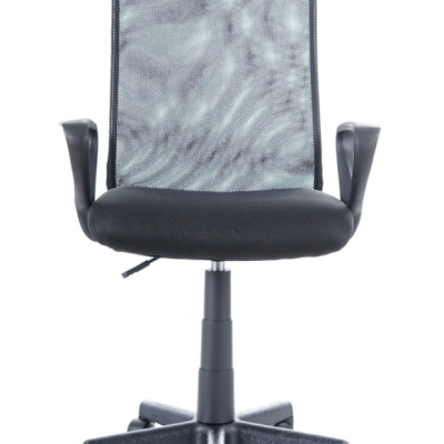 Otočná židle ELEKTRA - černá