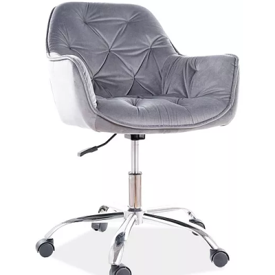 Čalouněná židle RADA - šedá