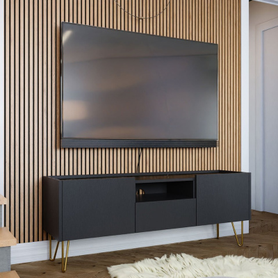 Televizní stolek WING - černý