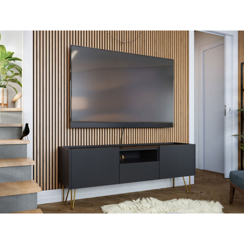 Televizní stolek WING - černý