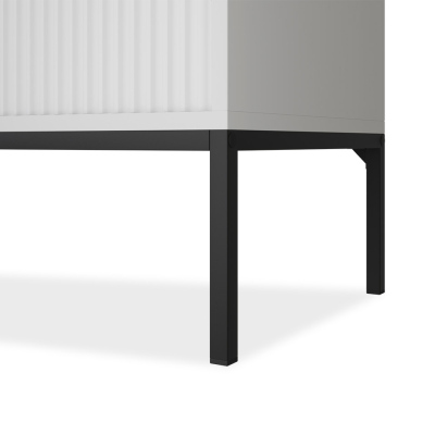 Vysoký noční stolek UMAG - bílý