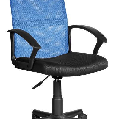 Otočná židle RALICA - modrá / černá