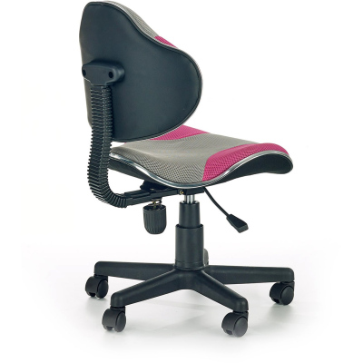 Dětská židle TENA 3 - růžová / šedá
