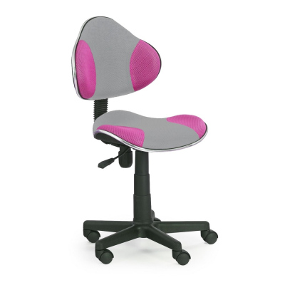 Dětská židle TENA 3 - růžová / šedá
