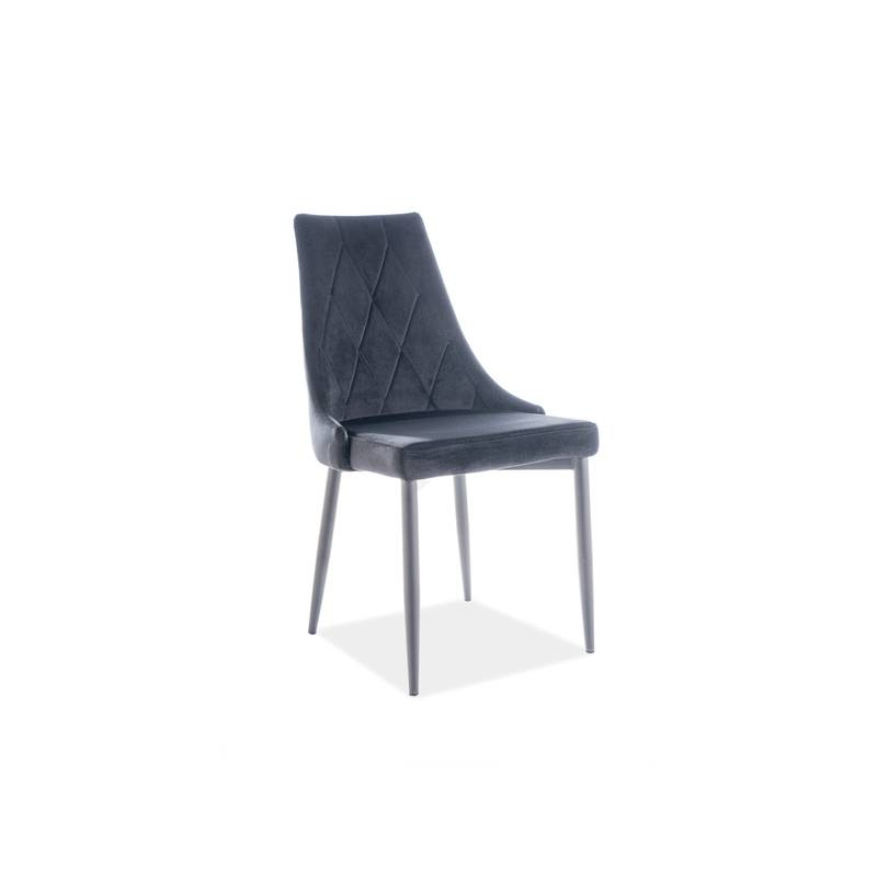 Čalouněná jídelní židle OTKA 1 - černá