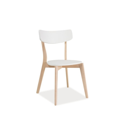 Jídelní židle IRVIN - dub / bílá