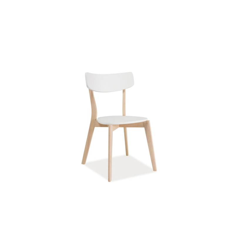 Jídelní židle IRVIN - dub / bílá
