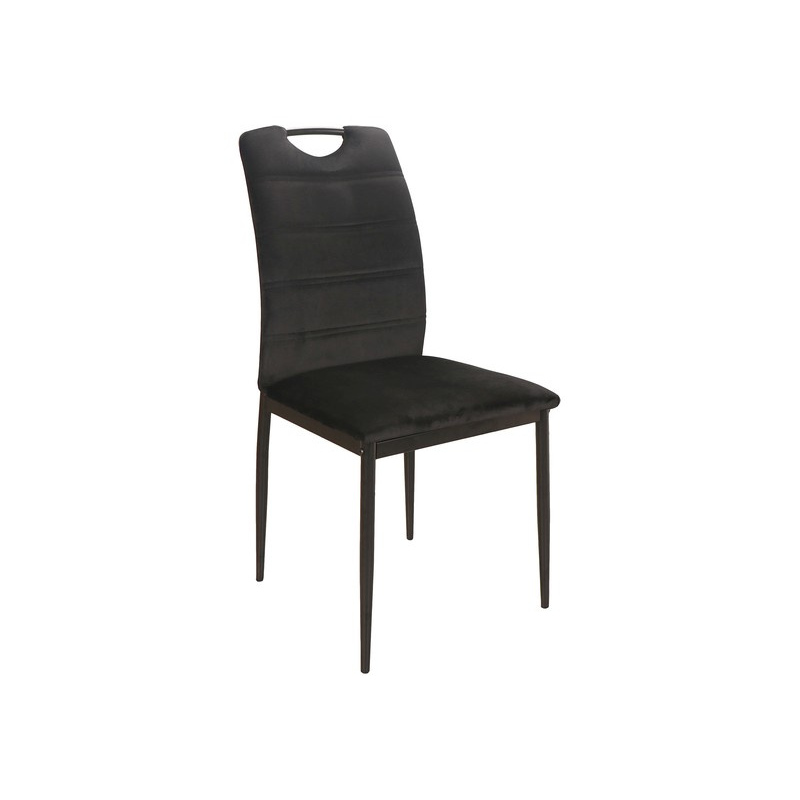 Čalouněná jídelní židle GAJANA - černá