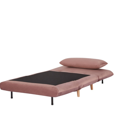 Rozkládací křeslo RAJKA - růžové