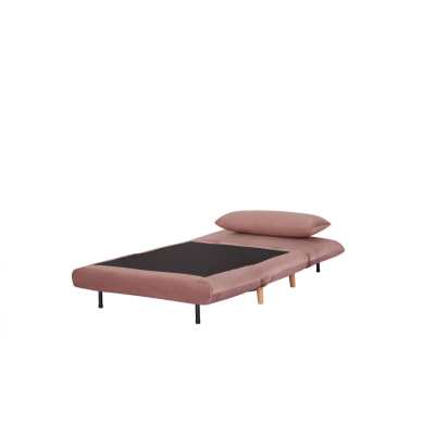 Rozkládací křeslo RAJKA - růžové