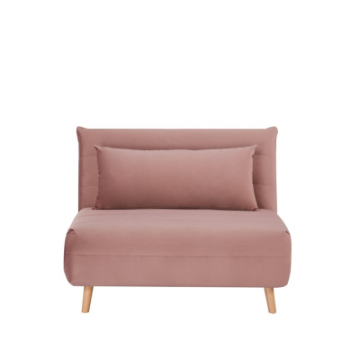 Rozkládací křeslo RAJKA - růžové