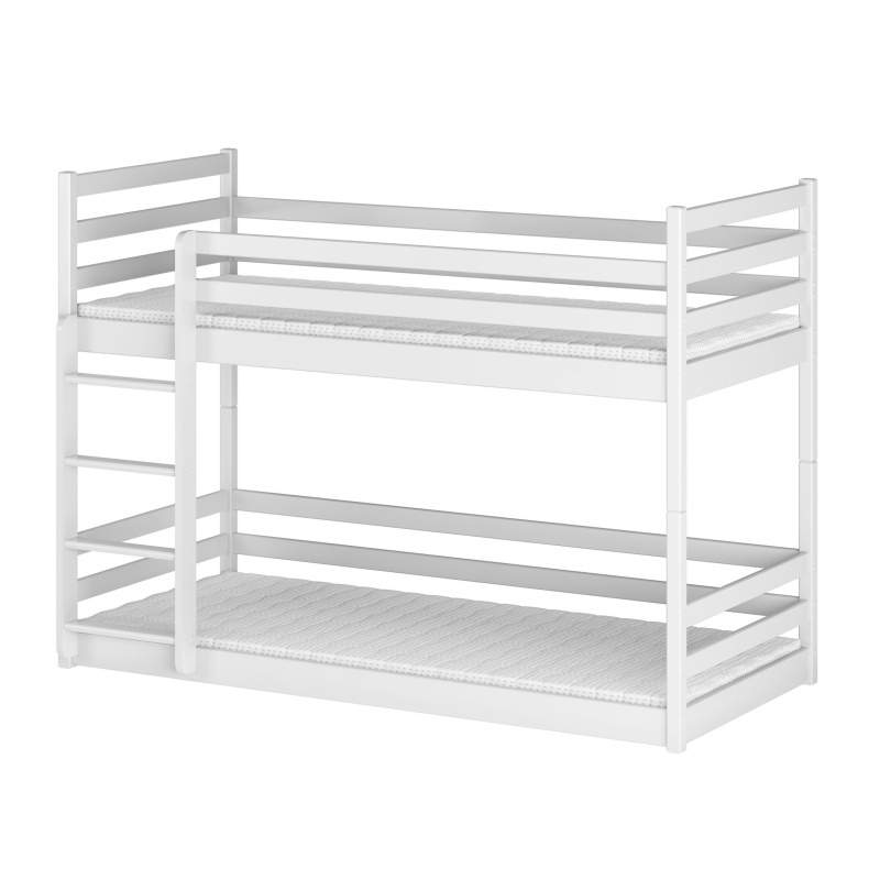 VÝPRODEJ - Dětská patrová postel MACY - 70x160, bílá