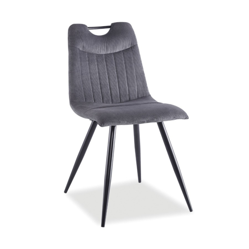 Čalouněná židle NETTA - černá / šedá