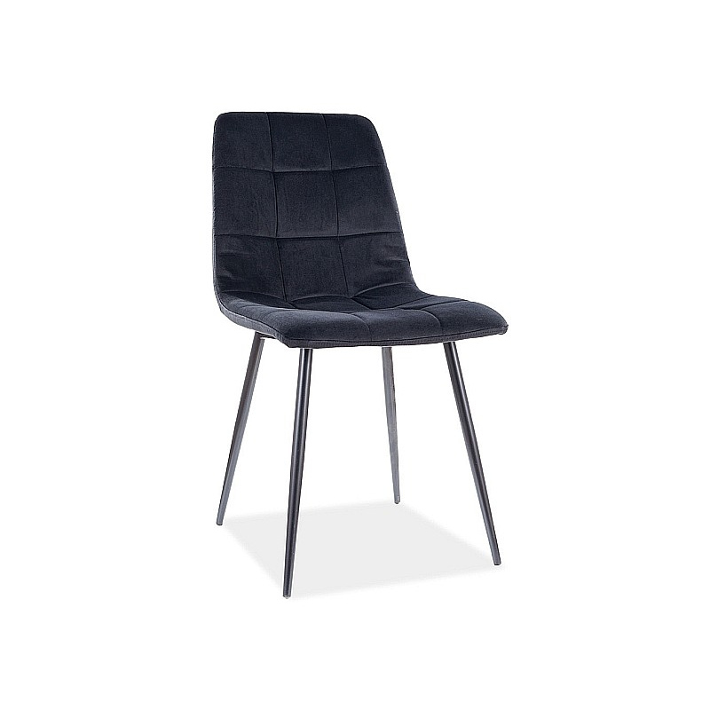 Čalouněná jídelní židle LUMI 3 - černá