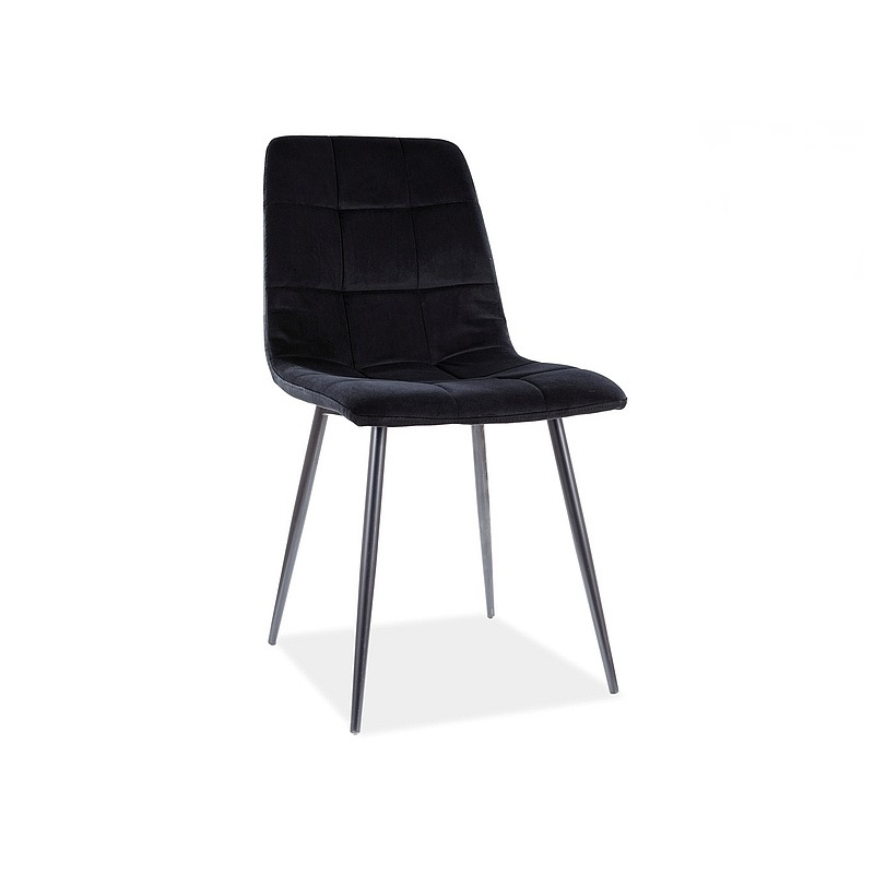 Čalouněná jídelní židle LUMI 1 - černá