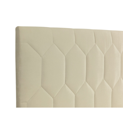 Kontinentální dvoulůžková postel 160x200 TOMASA 6 - hnědá + topper ZDARMA