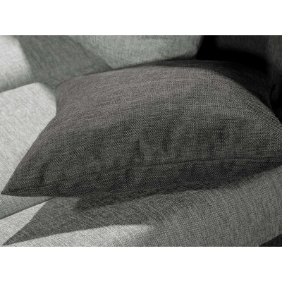 Rohová rozkládací sedačka QUITA - světlá šedá / šedá