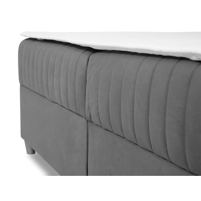 Hotelová manželská postel 180x200 RUSK - růžová + topper ZDARMA