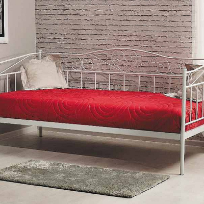 Jednolůžková postel MARGOT - 90x200, bílá