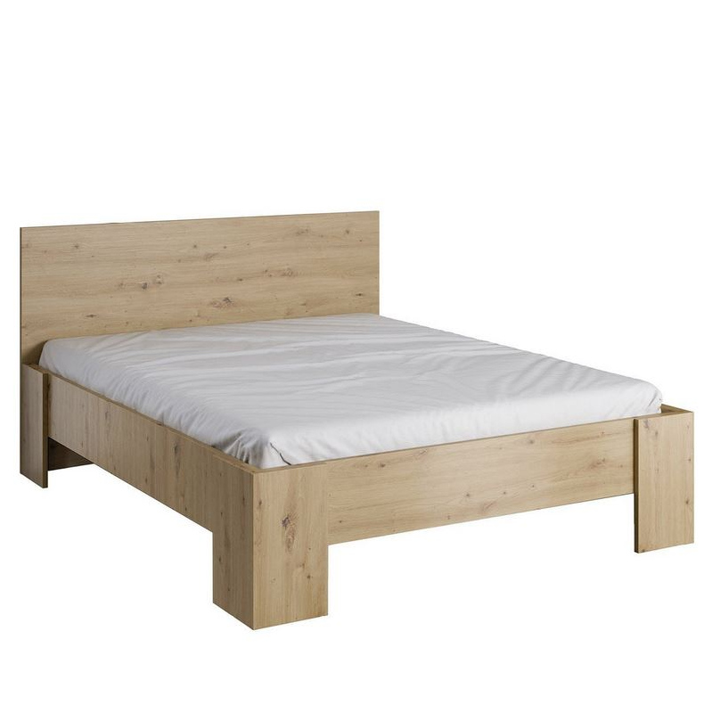 Manželská postel s roštem 160x200 RITA - dub artisan