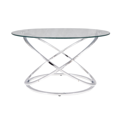 Konferenční stolek DIDIER - sklo / chrom