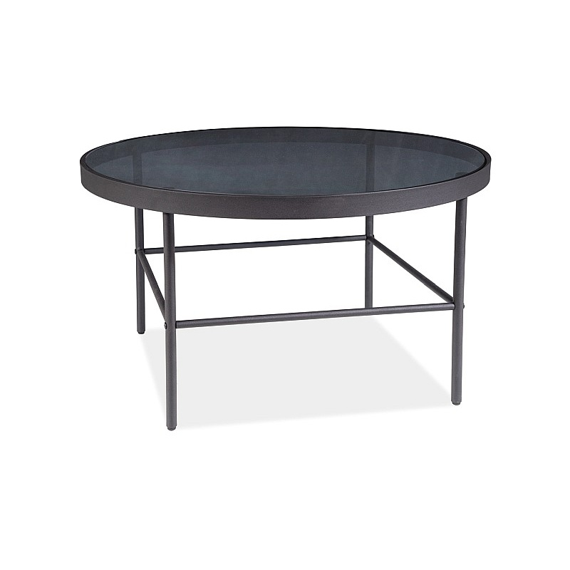 Konferenční stolek VALENT - šedý / černý