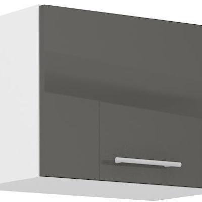 Digestořová skříňka LAJLA - šířka 50 cm, šedá / bílá