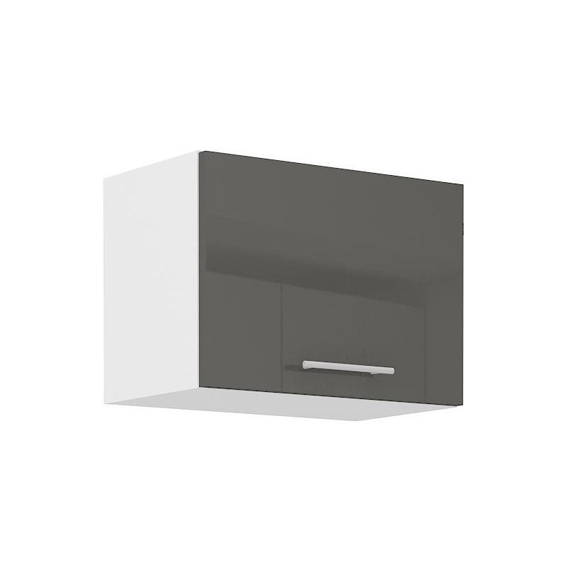 Digestořová skříňka LAJLA - šířka 50 cm, šedá / bílá