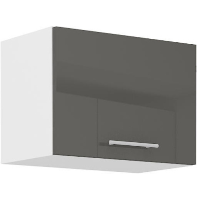 Digestořová skříňka LAJLA - šířka 50 cm, šedá / bílá